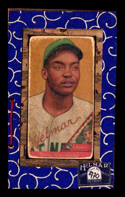 Picture, Helmar Brewing, T206-Helmar Card # 470, Monte IRVIN, Mustard colored background, Almendares Scorpions
